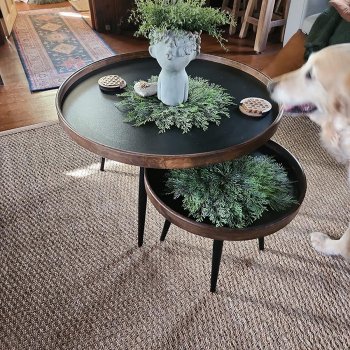 DSARD Modern Minimalist Round Coffee Table