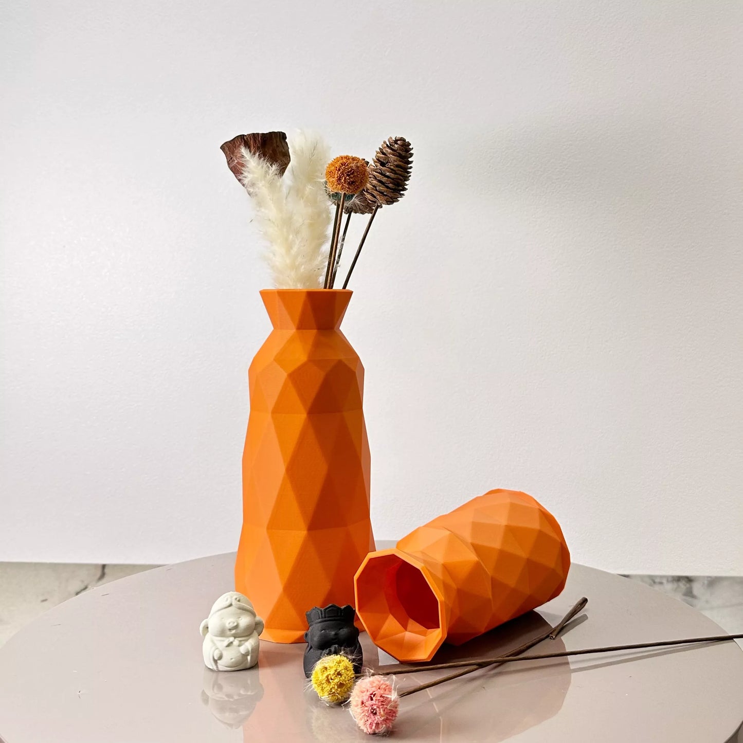 Geometric 2-Piece Vase Set