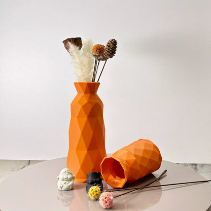 Geometric 2-Piece Vase Set