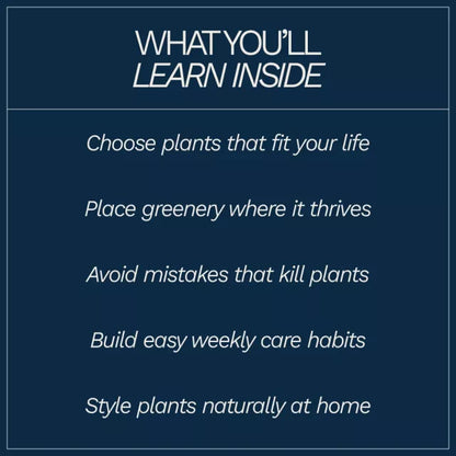 How to Add Greenery Indoors Easily – Beginner-Friendly Indoor Plant Guide, Simple Home Greenery eBook, Low Maintenance Plant Styling & Care