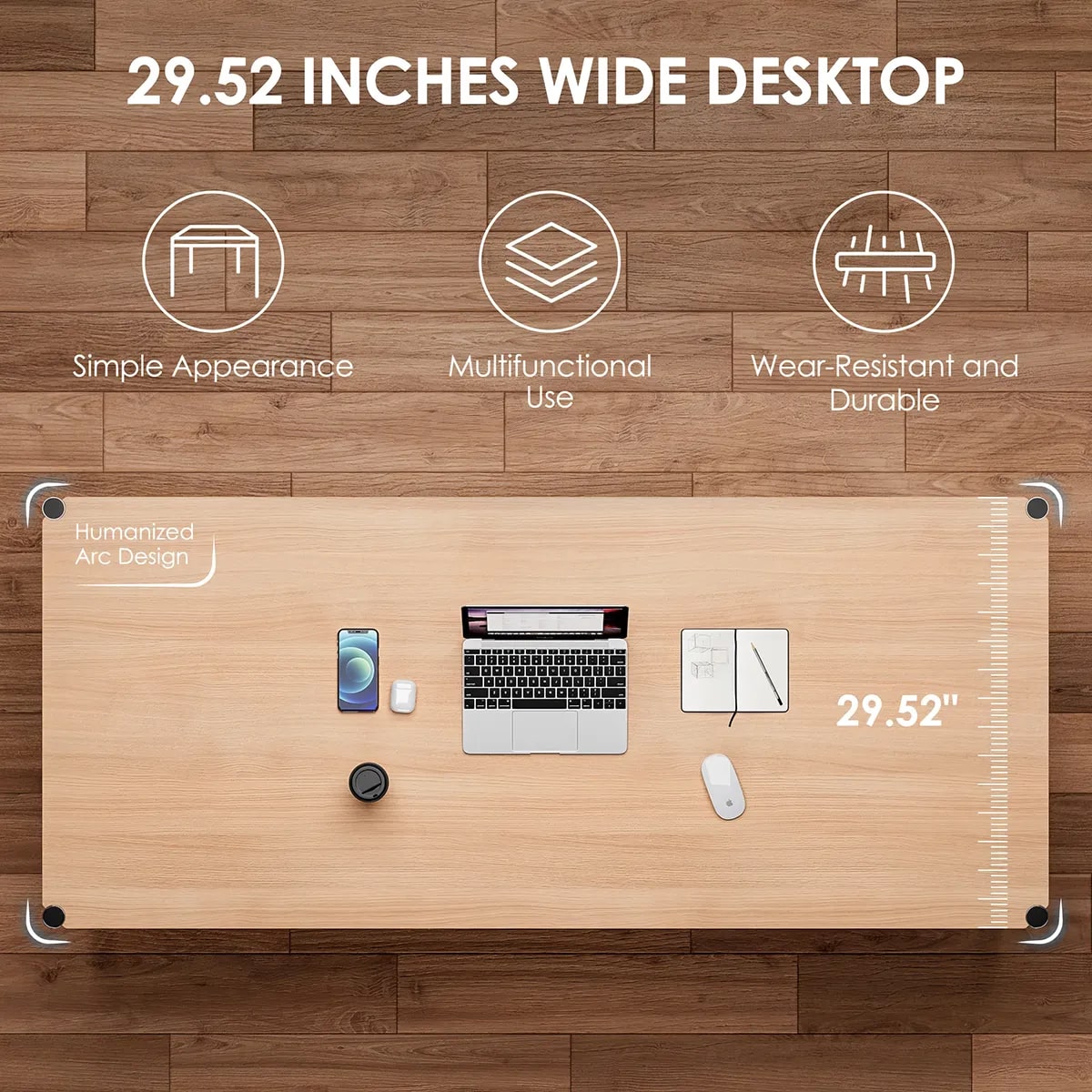 Modern Chrome Writing Desk for Home Office - DSARD