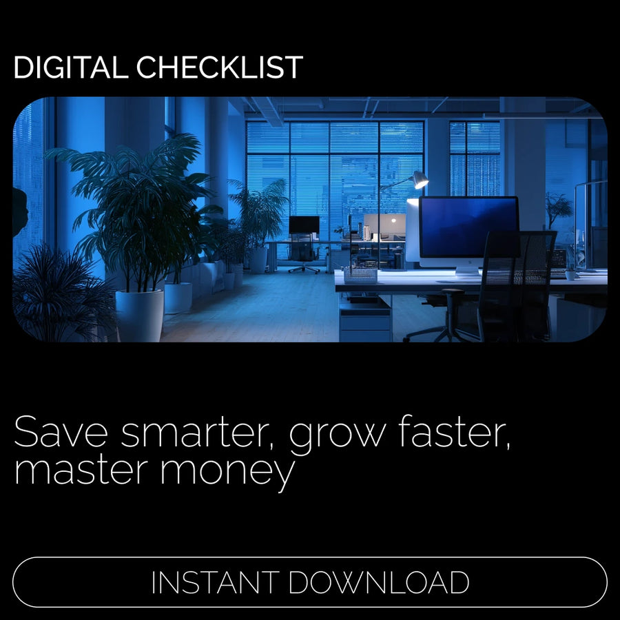 Money Mastery Checklist: Save Smarter, Grow Faster – A Practical Guide to Financial Freedom