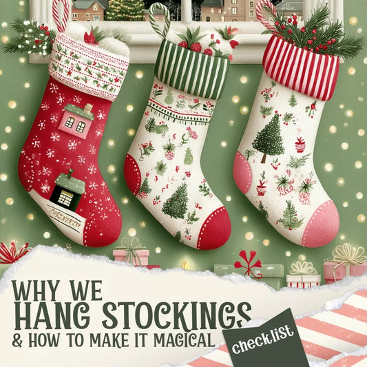 Why We Hang Stockings and How to Make It Magical | Printable Christmas Checklist | Holiday Tradition Guide | Festive Decor Ritual | why we hang stockings - DSARD
