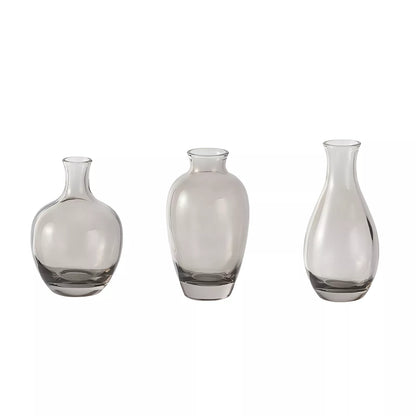 Elegant Glass Vase Set for Wedding & Home Decor