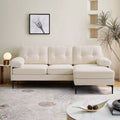 83″ Modern L-Shaped Deep Seat Sofa with Reversible Chaise Lounge - DSARD - DSARD