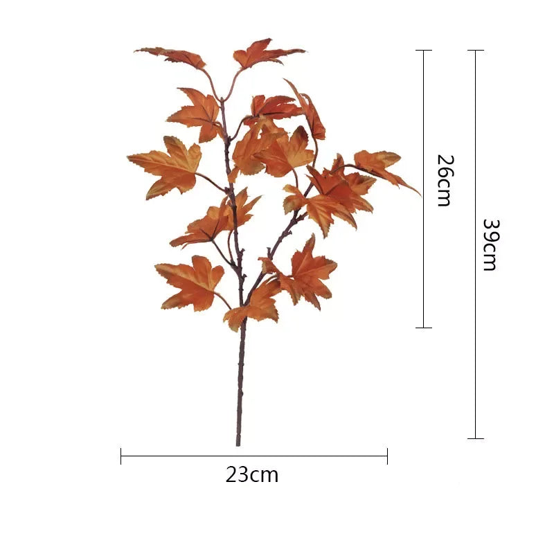 Artificial Maple Leaf Garland – Autumn Harvest & Thanksgiving Décor - DSARD