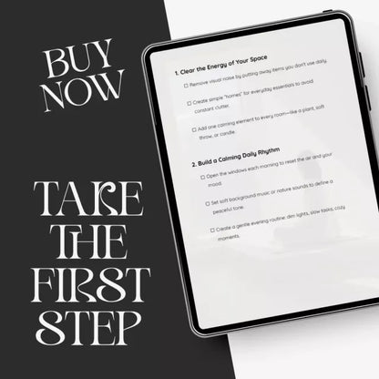 Peaceful Home, Peaceful You – Printable Home Sanctuary Guide, Calming Lifestyle eBook, Minimalist Decluttering Checklist, Self-Care & Stress Relief Digital Download