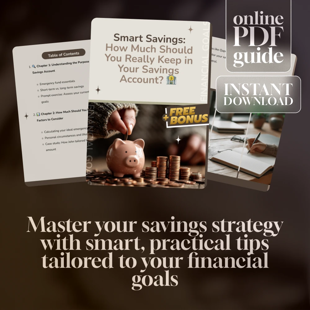 Smart Savings: How Much Should You Really Keep in Your Savings Account? | Budgeting Guide | Personal Finance Digital Download | How Much to Keep in Savings Account