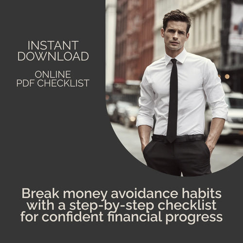 Money Avoidance Breakdown Checklist | Digital Download Checklist to Overcome Money Avoidance, Build Healthy Financial Habits & Boost Confidence