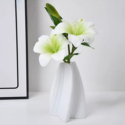 Modern Geometric Rotating Ceramic Vase