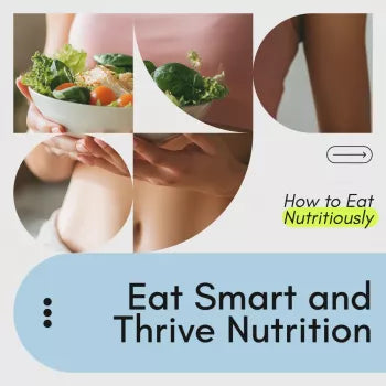 Eat Smart and Thrive Nutrition Checklist – How to Eat Nutritiously, Balanced Meal Planner, Healthy Eating Guide, Meal Prep Tips, Grocery & Snack Planner