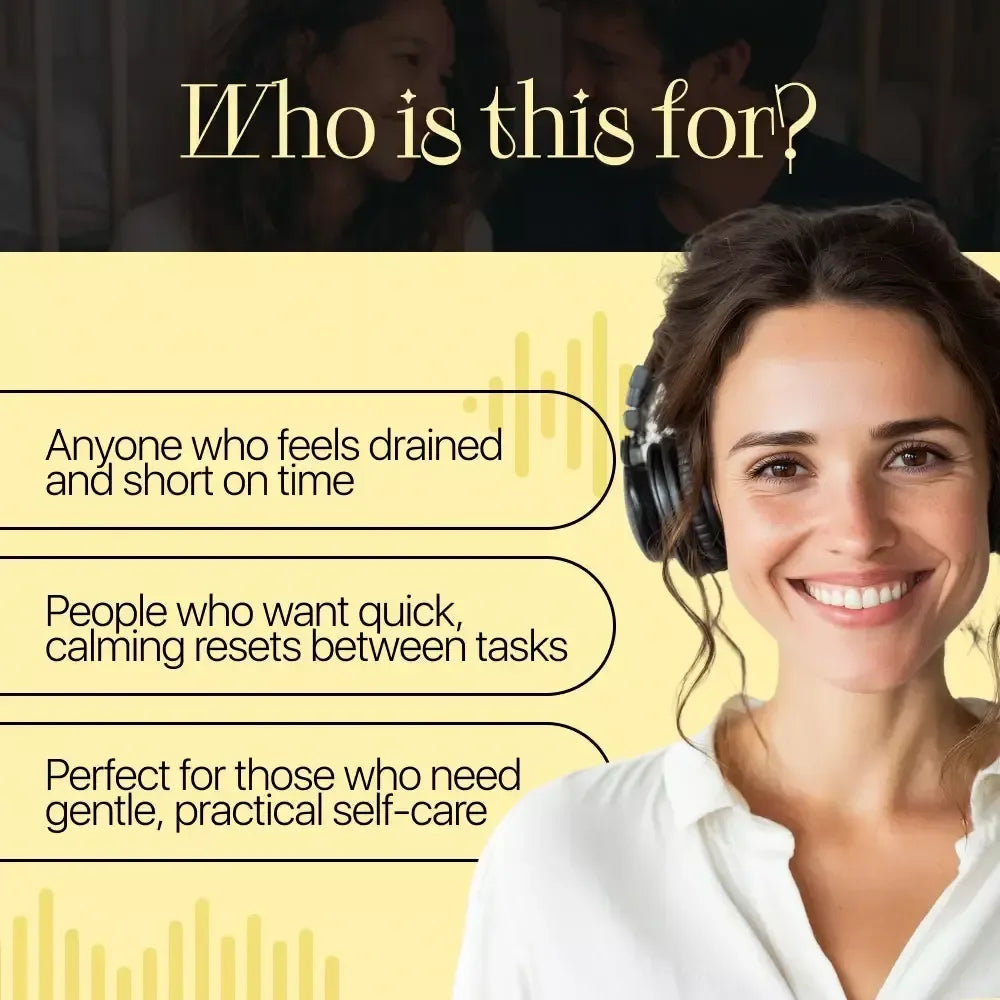 5-Minute Reset for Exhausted Parents (3 in 1) | Audio Course | Mindfulness Breathing, Emotional Reset & Energy Boost - DSARD