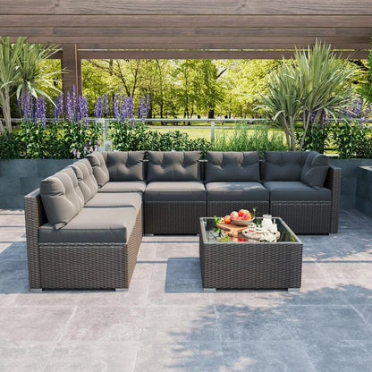 DSARD 7-Piece Outdoor Patio Sofa Set