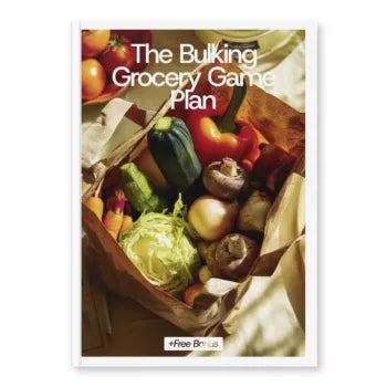 The Bulking Grocery Game Plan – Ultimate Bulking Shopping List Checklist for Muscle Gain, Macro Tracking & Smart Grocery Planning