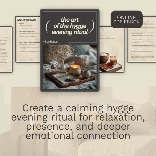 The Art of the Hygge Evening Ritual – Cozy Self-Care eBook for Relaxation, Mindfulness, Scandinavian Hygge, Digital Download Guide, Evening Routine, Calm & Comfort Lifestyle