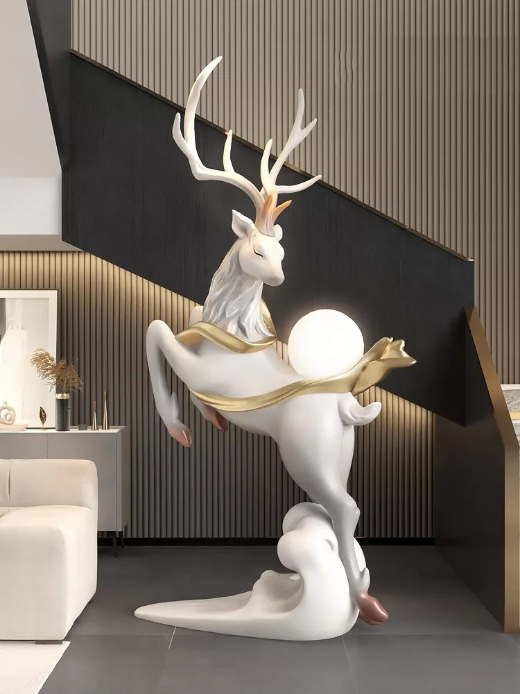 Nordic Elk Floor Lamp