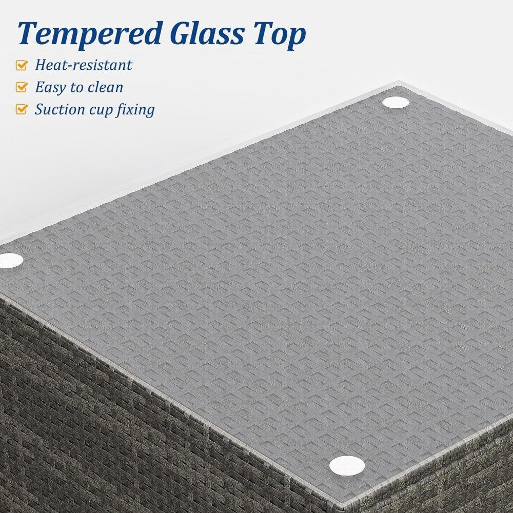 DSARD 7-Piece Modular Outdoor Conversation Furniture Set