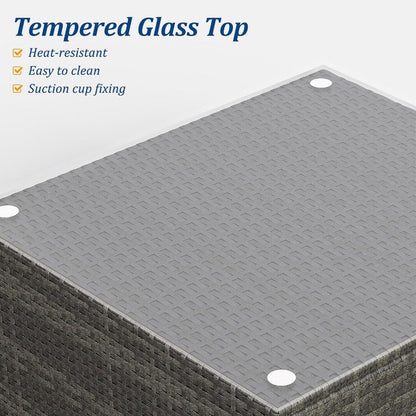 DSARD 7-Piece Modular Outdoor Conversation Furniture Set