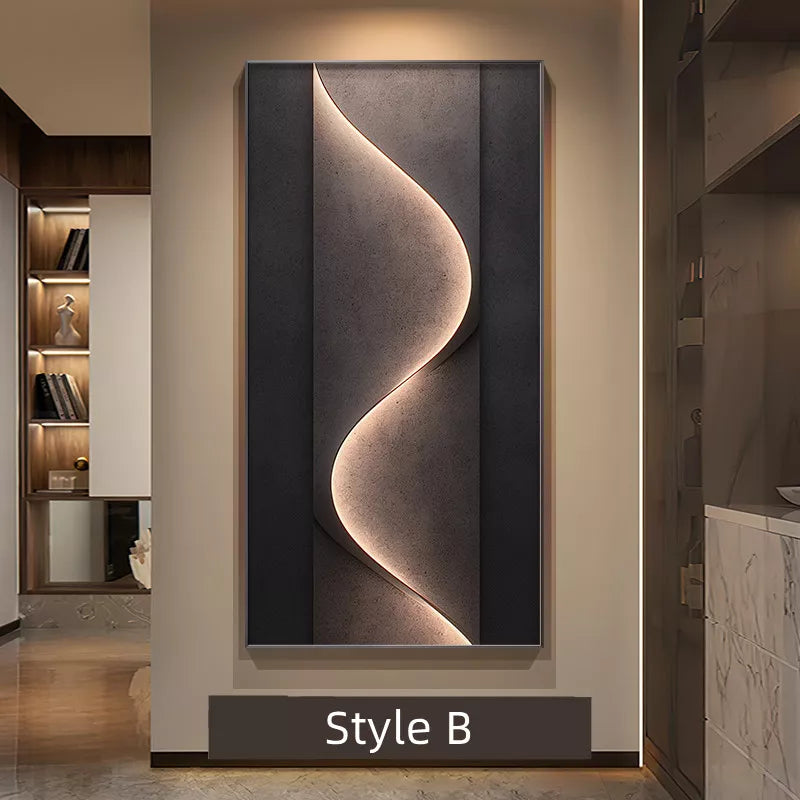 Modern Crystal Porcelain LED Wall Light with Remote Dimming