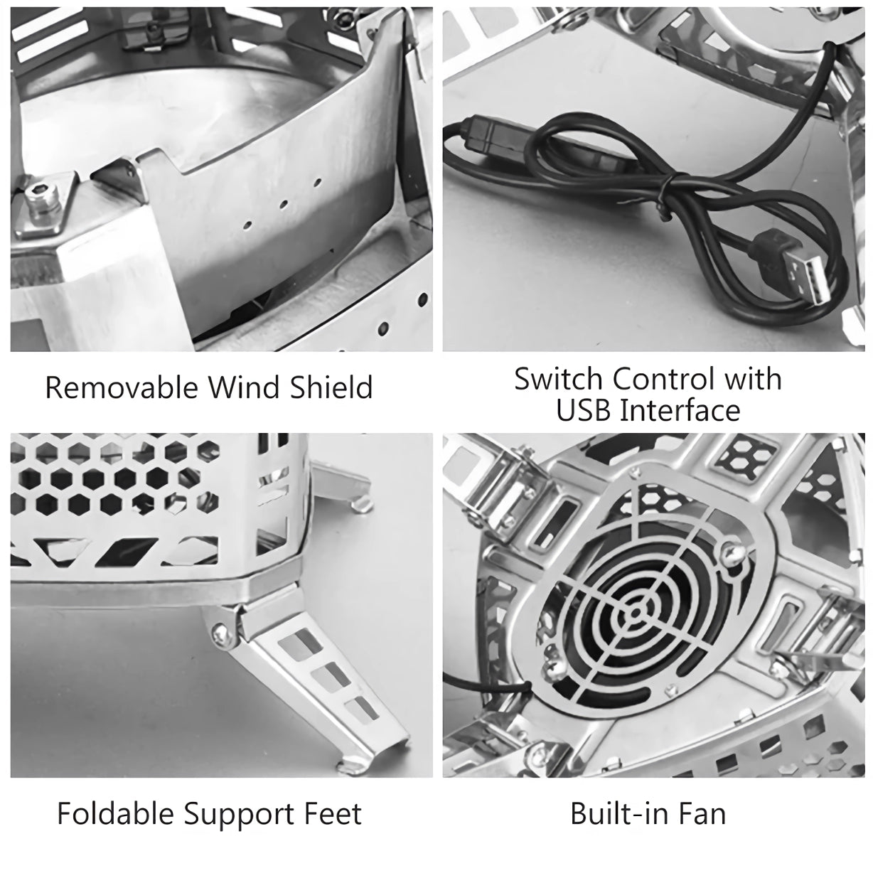 DSARD Portable Stainless Steel Camping Stove