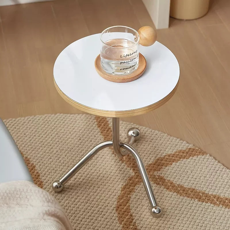 Nordic Modern Round Coffee Table – Scandinavian Living Room