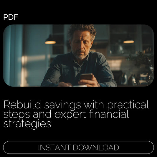 Rebuilding Your Savings After a Withdrawal – eBook Guide to Financial Recovery
