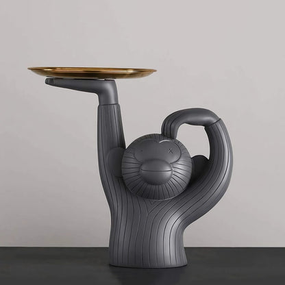 DSARD Luxury Modern Monkey Tray Coffee Table Sculpture