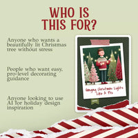 Hanging Christmas Lights Like a Pro | Printable Holiday Decorating Guide | Christmas Tree Lights Checklist | Festive Home Decor eBook | Digital Download - DSARD