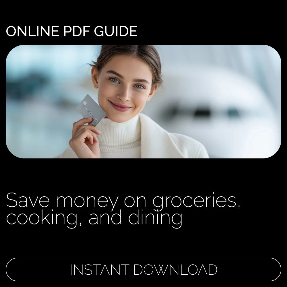 Smart Bites: Easy Ways to Save Money on Food 🍽️💰 | Budget Grocery Guide, Meal Planning eBook, Food Savings Checklist, Digital Download