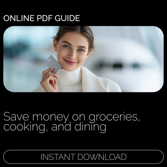 Smart Bites: Easy Ways to Save Money on Food 🍽️💰 | Budget Grocery Guide, Meal Planning eBook, Food Savings Checklist, Digital Download