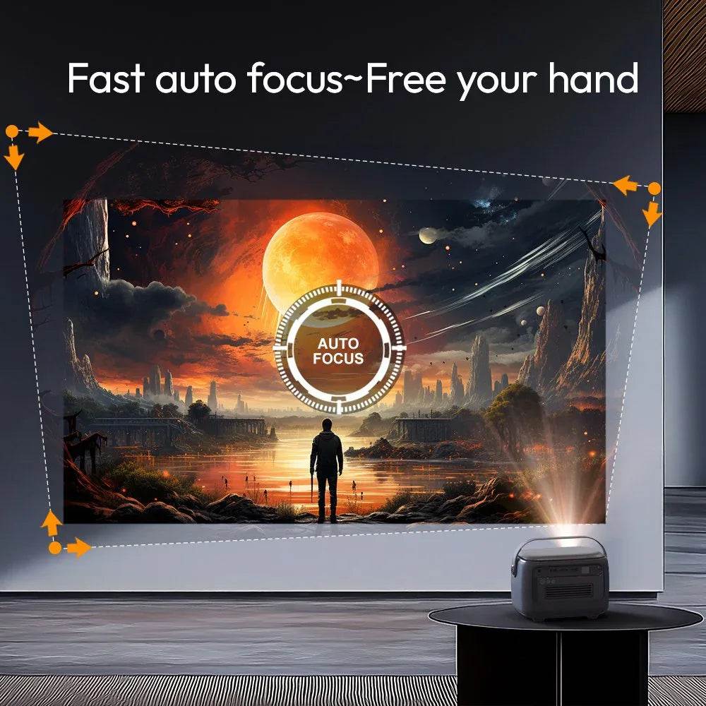 750 ANSI Portable 3D Projector with Android TV & Long Battery - DSARD