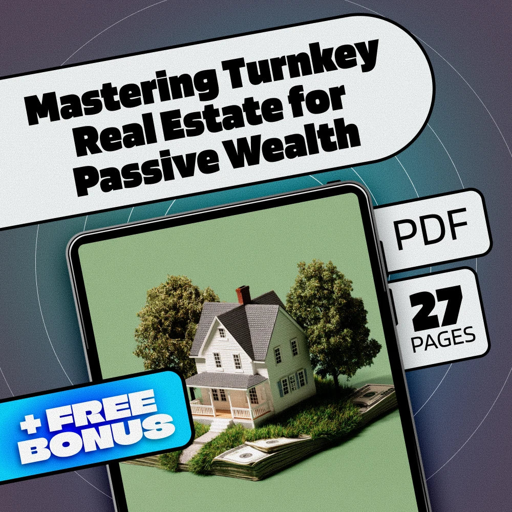 Mastering Turnkey Real Estate for Passive Wealth | eBook Guide for Turnkey Real Estate Investments | Digital Download for Passive Income Seekers - DSARD