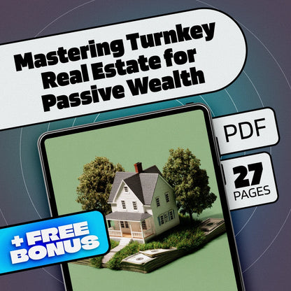 Mastering Turnkey Real Estate for Passive Wealth | eBook Guide for Turnkey Real Estate Investments | Digital Download for Passive Income Seekers - DSARD