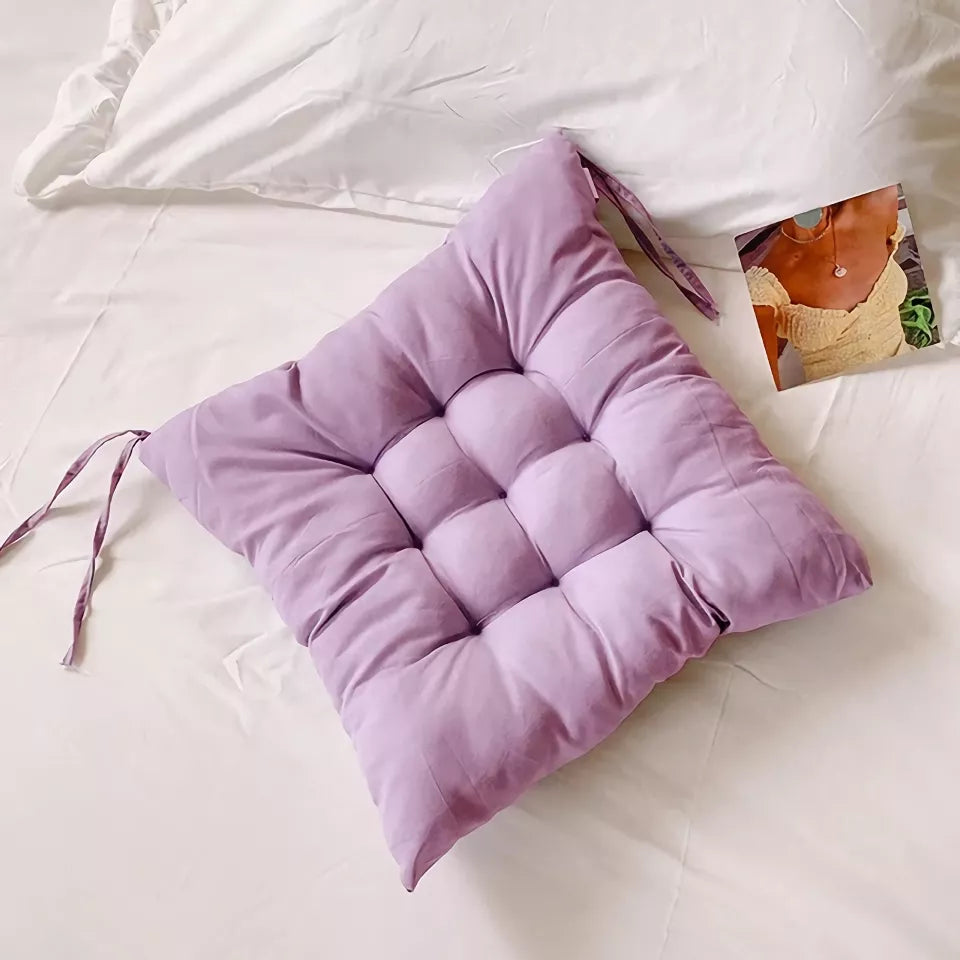 Soft Square Chair Cushion – Comfortable Seat & Backrest Pads for Home & Office