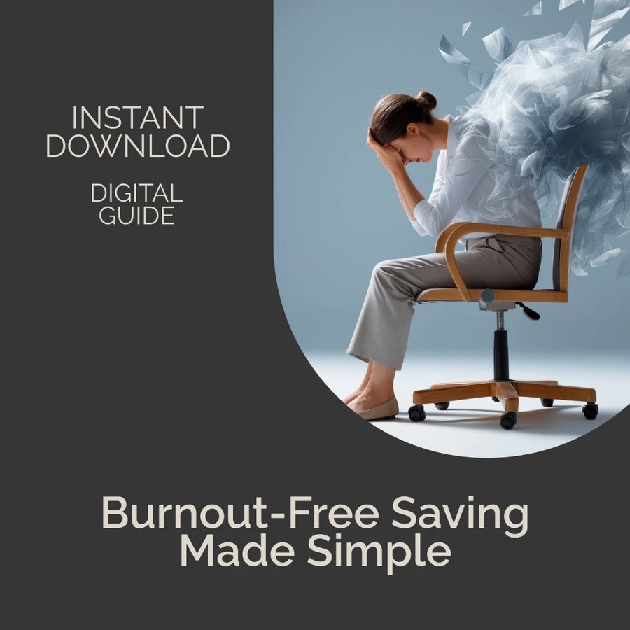 Friendly Guide to Avoiding Burnout in Saving Routine | Digital Download | Money Mindset Support | Budgeting Help | avoiding burnout in saving routines