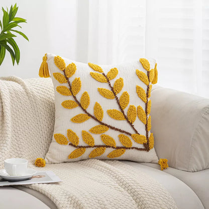 Bohemian Moroccan Leaf Velvet Pillowcase – Stylish Home Decor