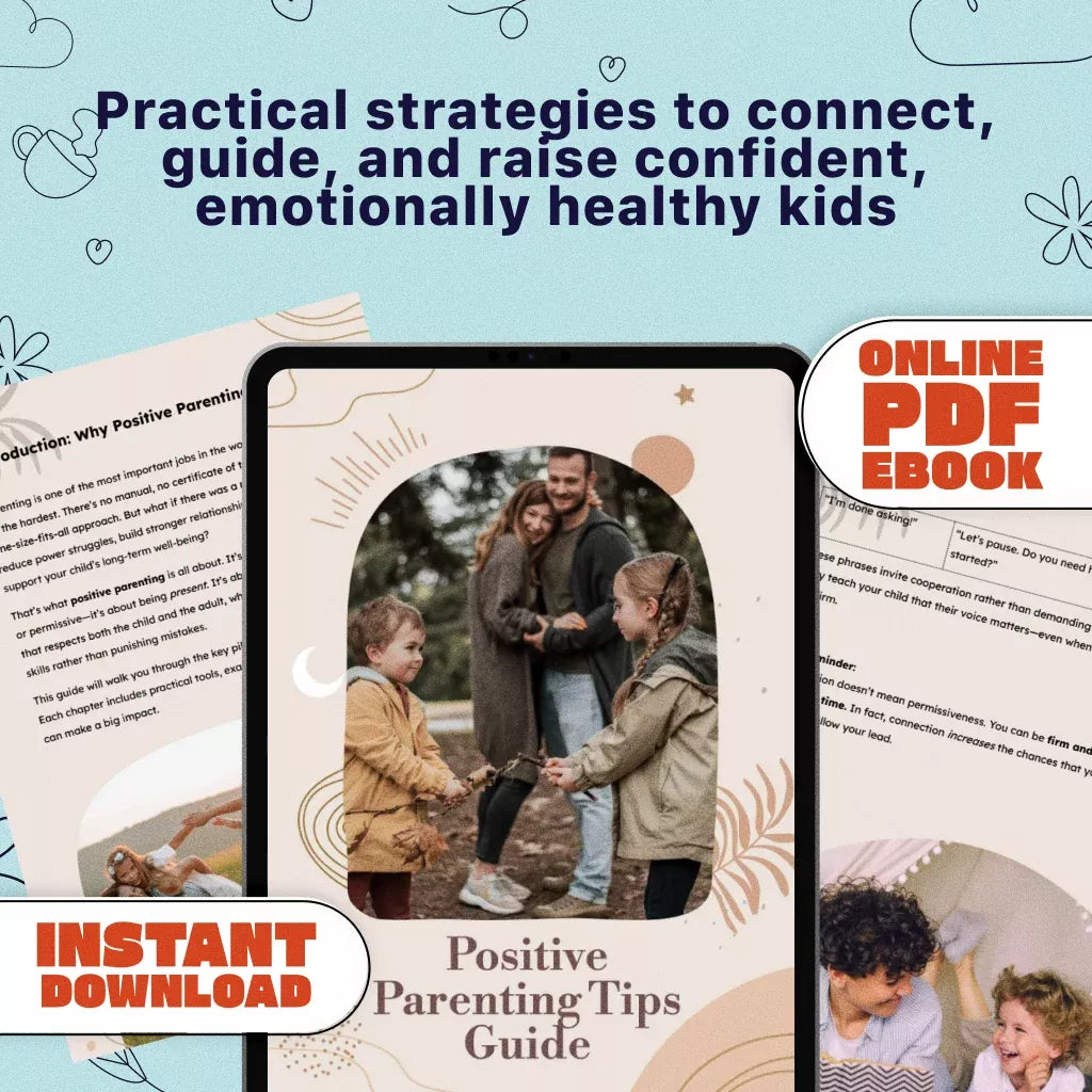 Positive Parenting Tips Guide | Gentle Parenting eBook | Empathic Communication | Digital Download for Moms & Dads