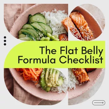 The Flat Belly Formula Checklist | Flat Belly Checklist, Fat-Burning Foods Guide, Simple Meal Planning, Weight Loss Digital Download