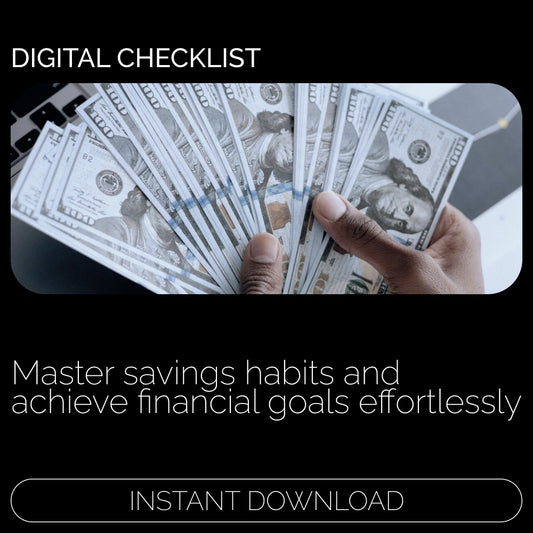 Habit-Building Saving Checklist – How to Develop Saving Habit in 7 Simple Steps