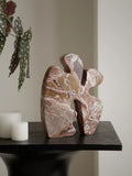 Elegant Natural Marble Sculptures and Figurines for Bookshelf and Table Decoration - DSARD