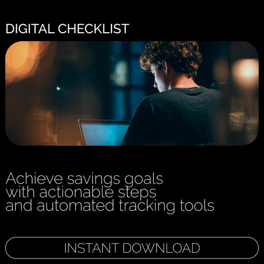 Your Actionable Savings Goals Checklist – Track Your Financial Progress with a Custom Savings Goal Spreadsheet