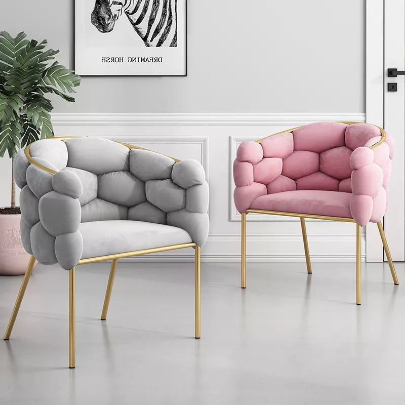 Modern Velvet Vanity Chair - DSARD