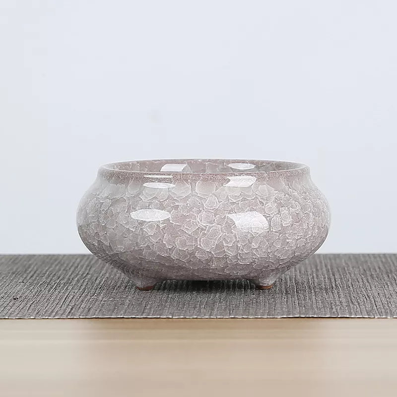 Mini Ceramic Flower Pots for Succulents, Bonsai & Juicy Plants