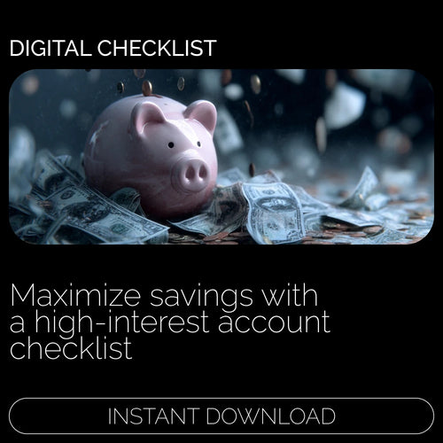 High Interest Savings Account Success Checklist – A Step-by-Step Guide to Growing Your Savings