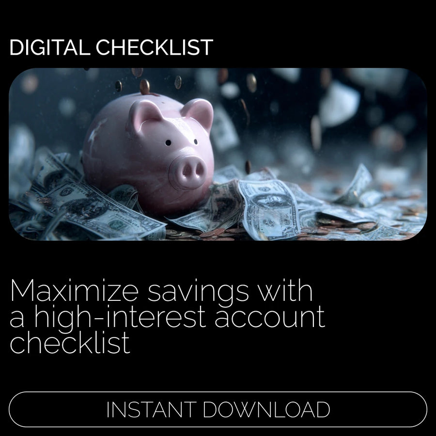 High Interest Savings Account Success Checklist – A Step-by-Step Guide to Growing Your Savings
