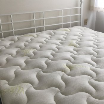 King Size Bamboo 12″ Memory Foam Pocket Spring Mattress - DSARD