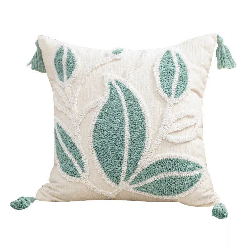 Bohemian Moroccan Leaf Velvet Pillowcase – Stylish Home Decor