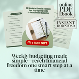52 Weeks to Financial Freedom: Your Step-by-Step Guide to Smart Weekly Budgeting | 52 Week Budget eBook, Digital Download, Weekly Budget Planner PDF thumbnail 2