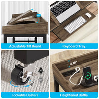 Adjustable Overbed Laptop Desk - DSARD - DSARD