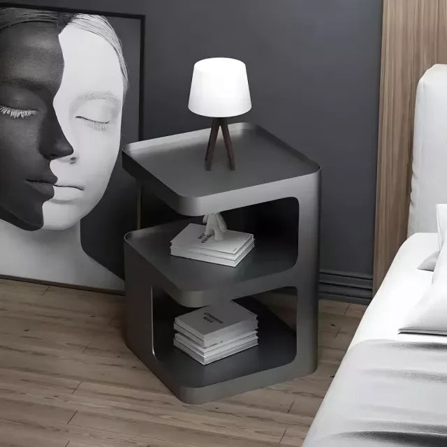 Geometric Metal Coffee Table – Modern Minimalist Living Room